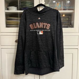 Majestic Fan Fashion Men’s XL MLB San Francisco Giants Hoodie (Dark Grey)